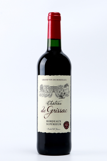 Séance photos de bouteilles de vin - Société Grissac Viticole, Gironde